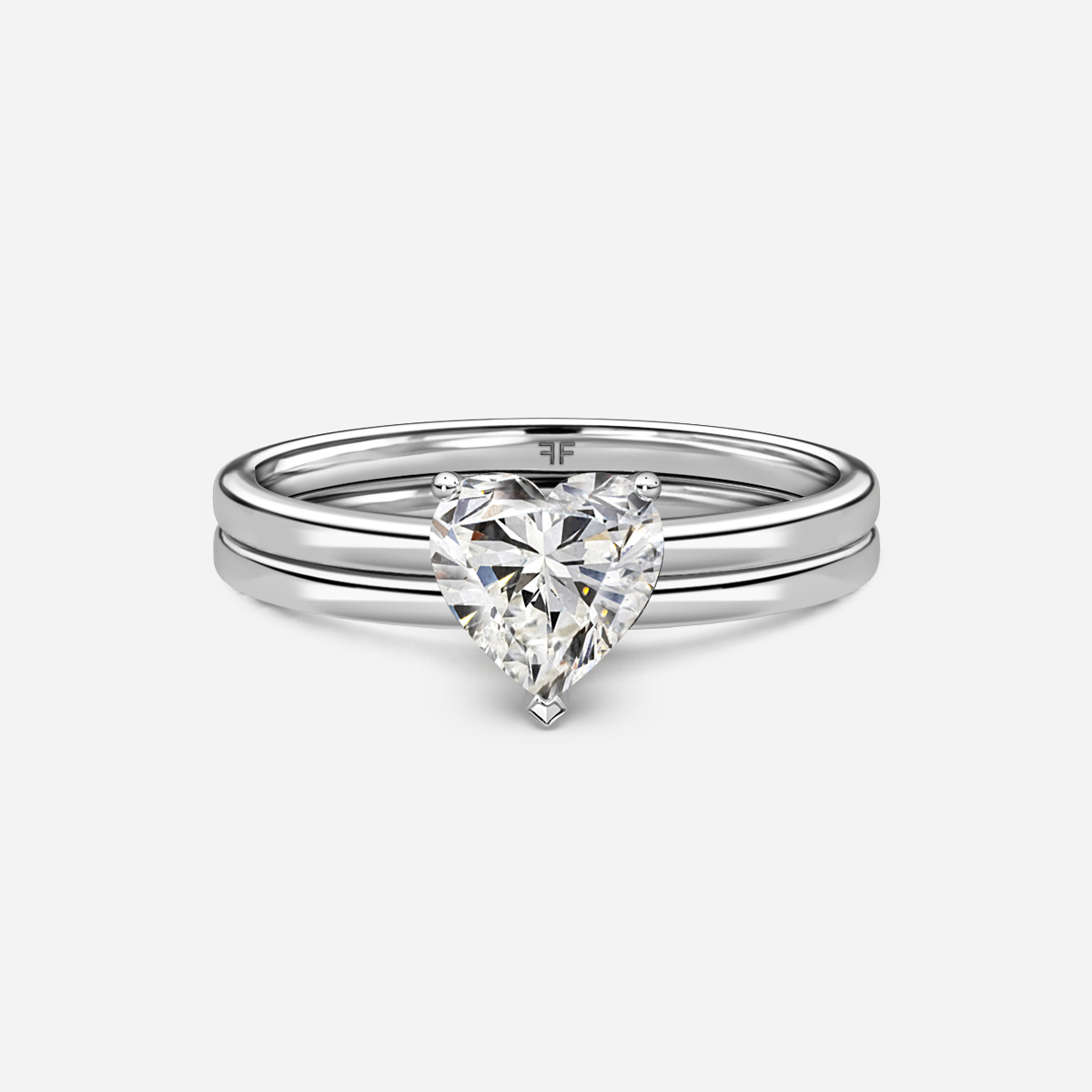 Chelsea Plain Band Bridal Set
