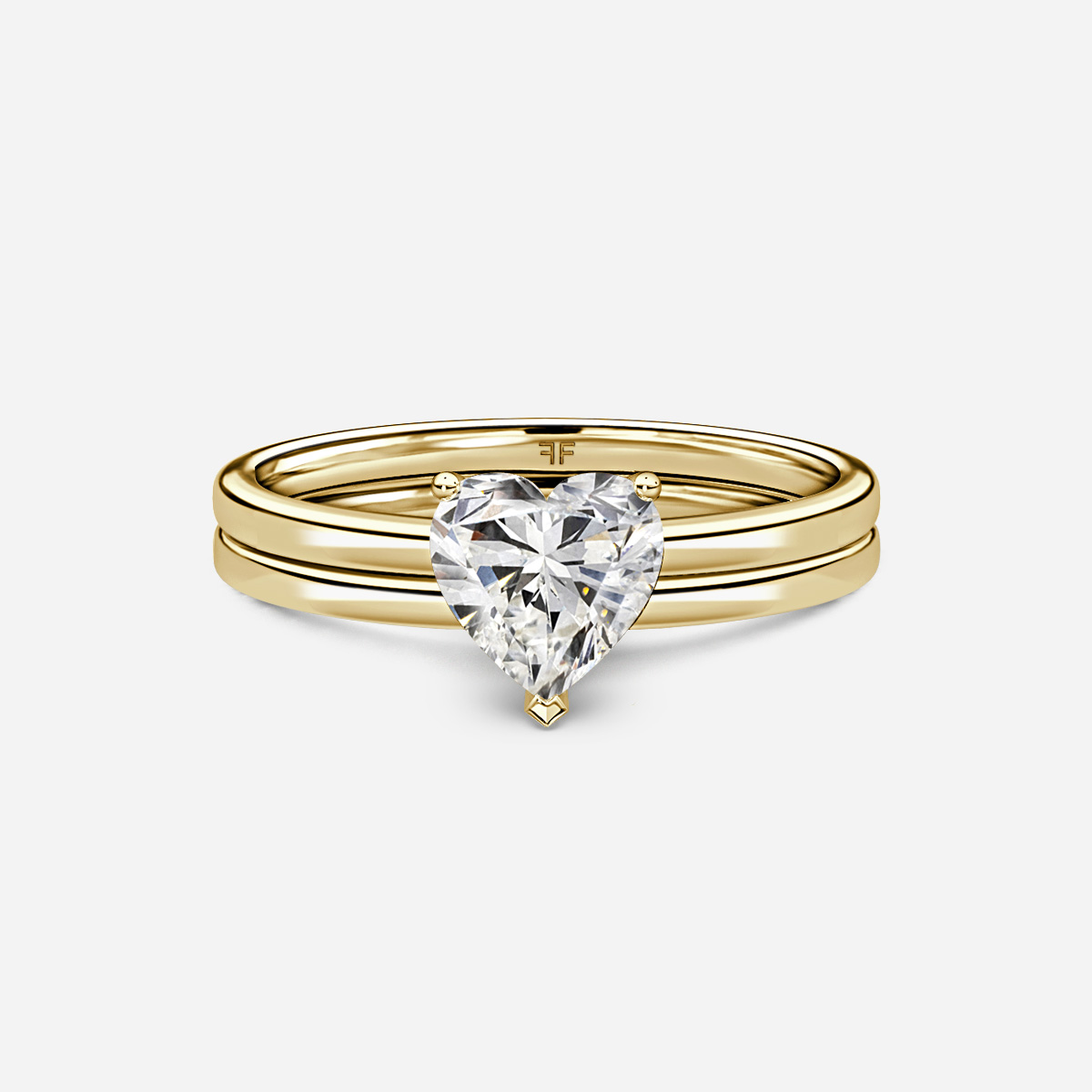 Chelsea Plain Band Bridal Set