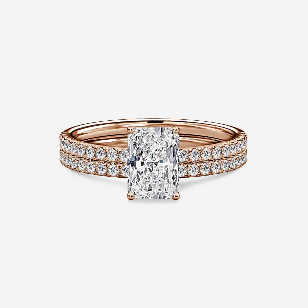 Jessica Pavé Band Bridal Set