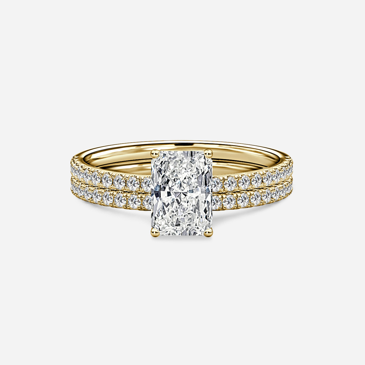 Jessica Pavé Band Bridal Set