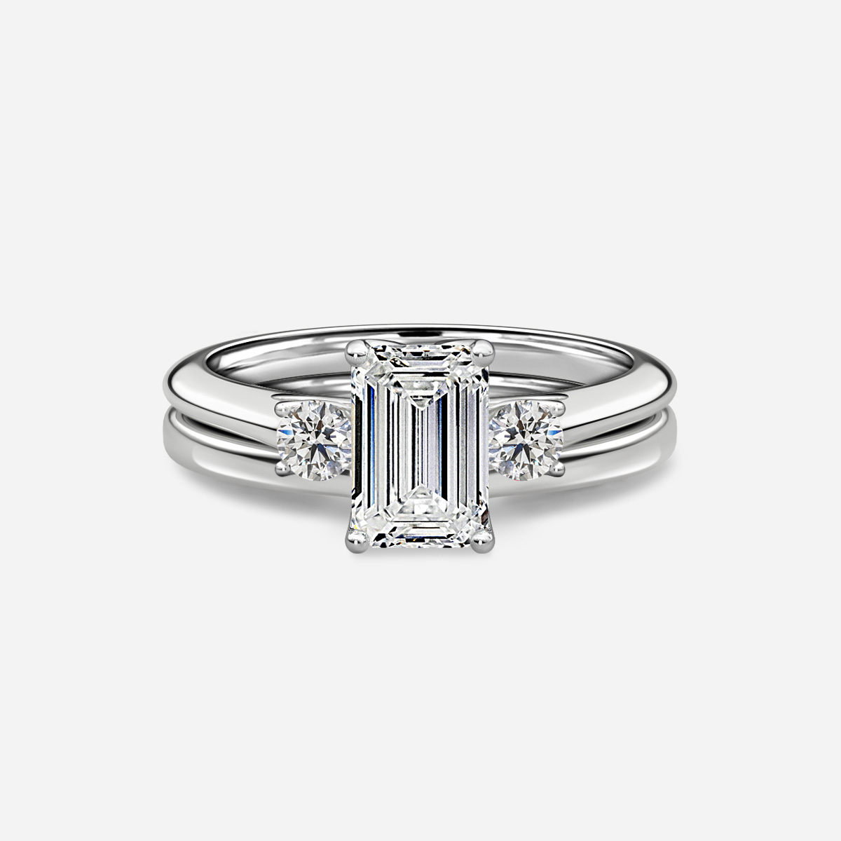 Rohini Plain Band Bridal Set