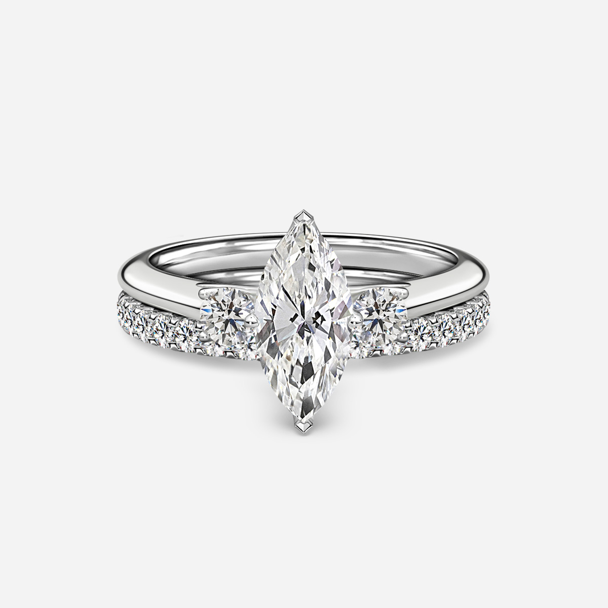 Rohini Pavé Band Bridal Set