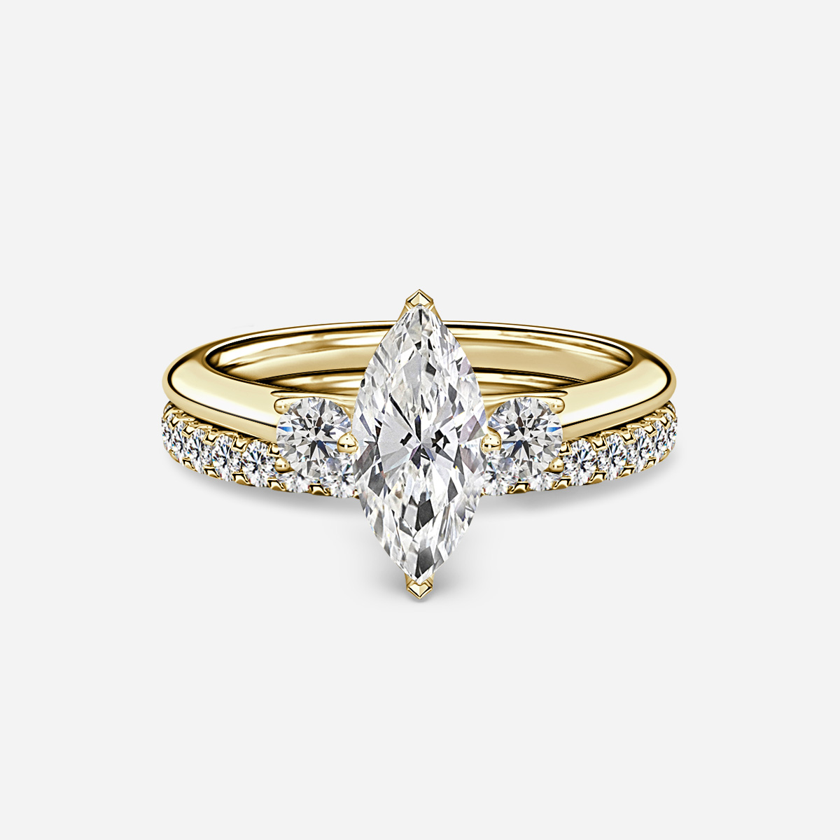 Rohini Pavé Band Bridal Set
