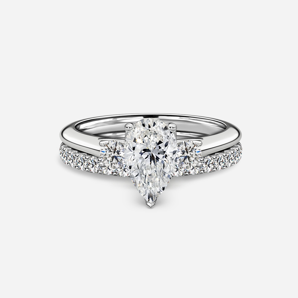 Rohini Pavé Band Bridal Set
