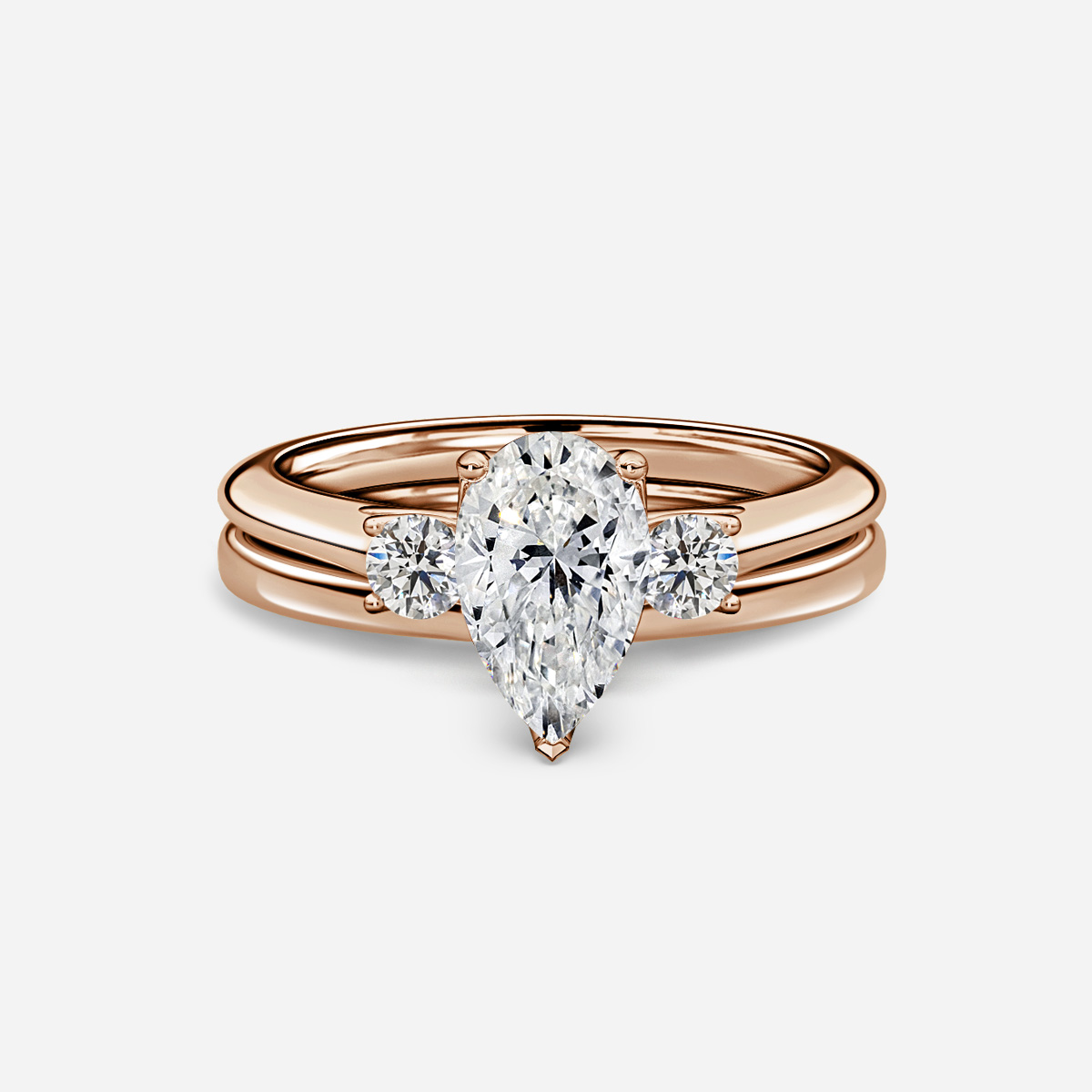 Rohini Plain Band Bridal Set