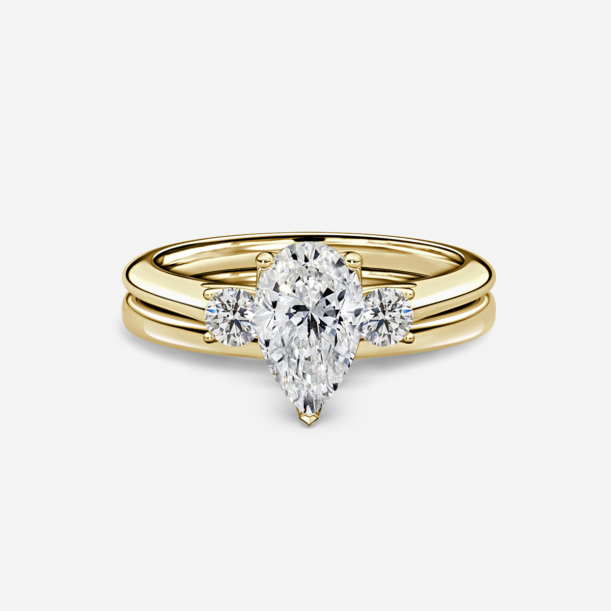 Rohini Plain Band Bridal Set