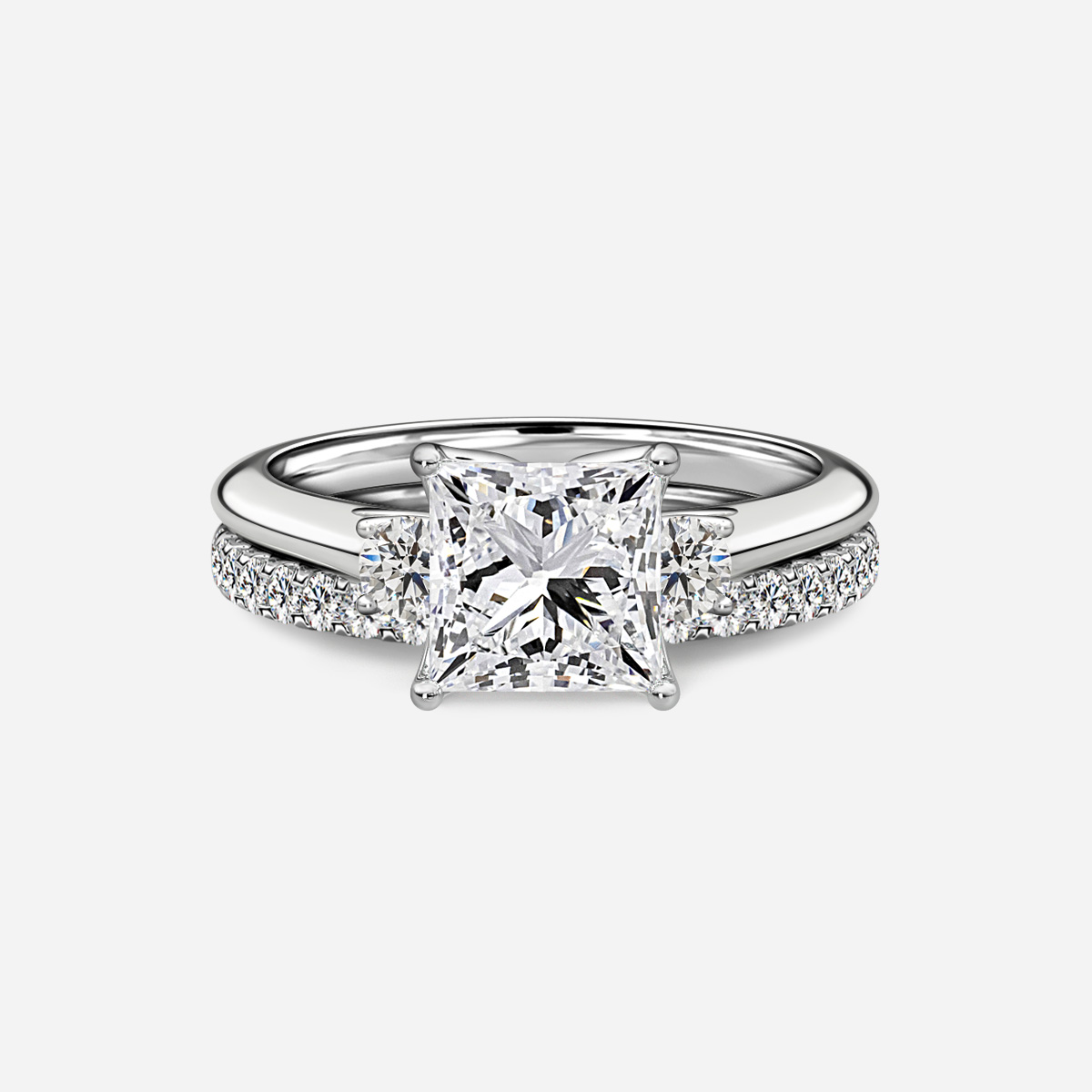 Rohini Pavé Band Bridal Set