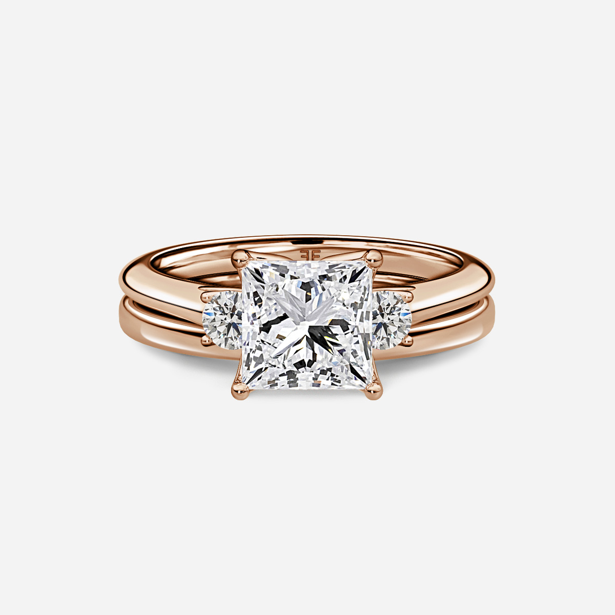 Rohini Plain Band Bridal Set