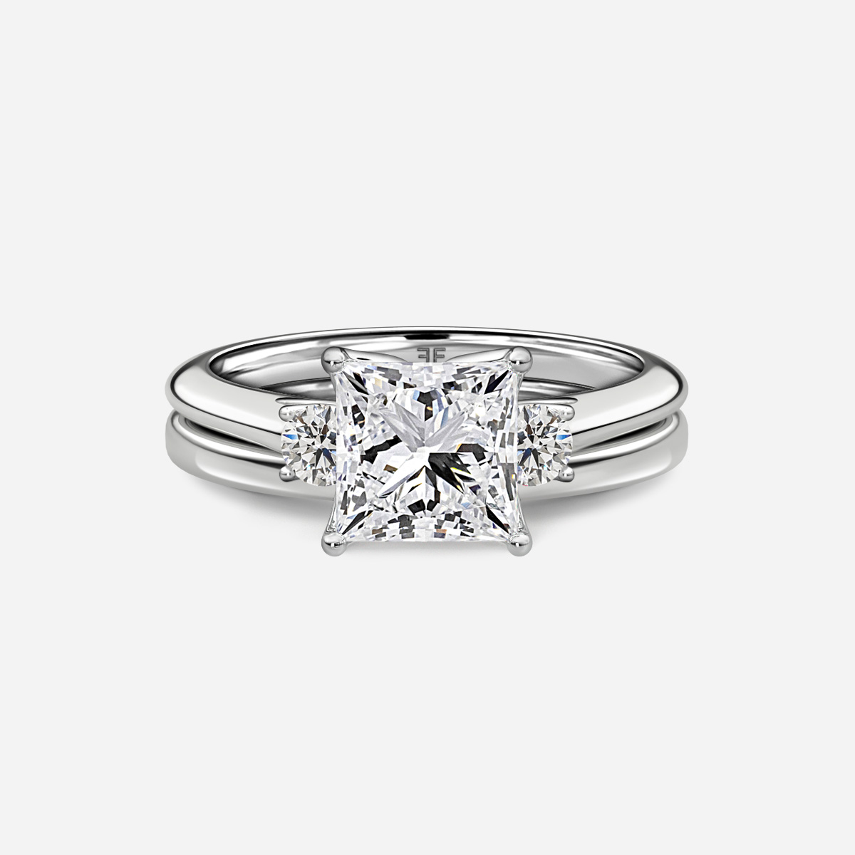 Rohini Plain Band Bridal Set