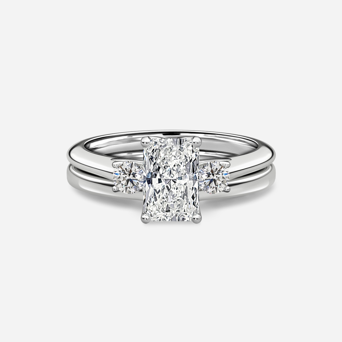 Rohini Plain Band Bridal Set