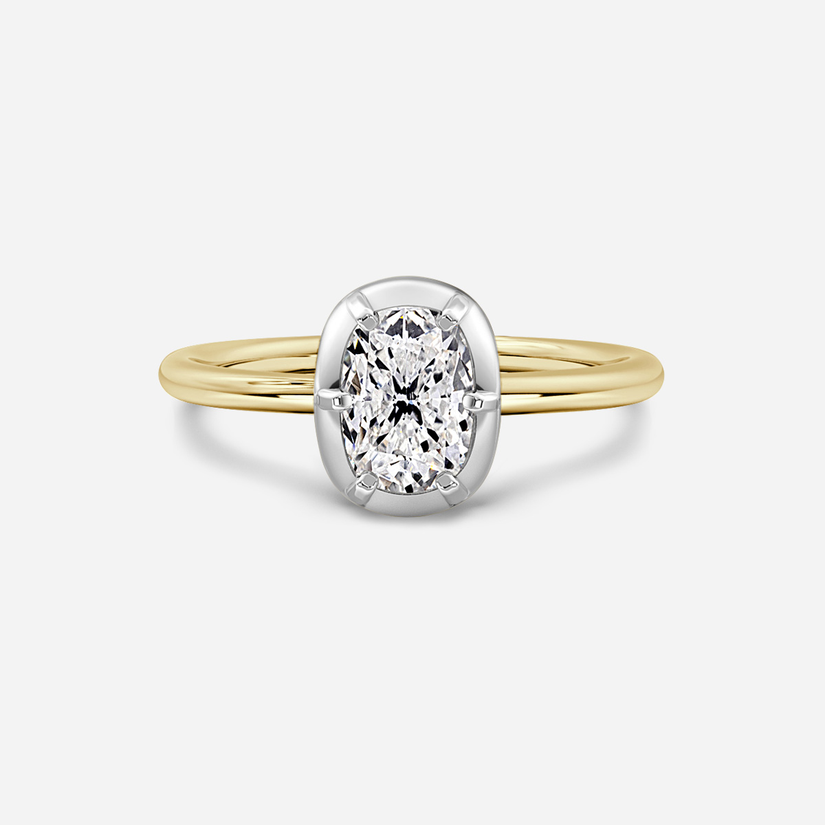 Charlotte Yellow Gold Two Tone