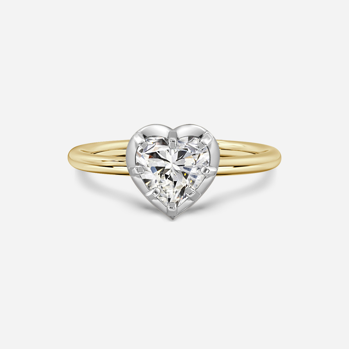 Charlotte Yellow Gold Two Tone