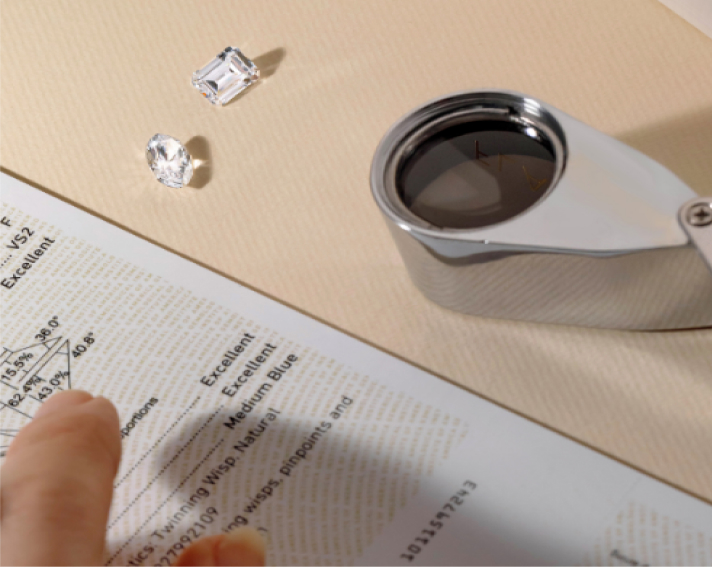 IGI and GIA-certified lab-grown diamonds ensuring authenticity and high-quality standards