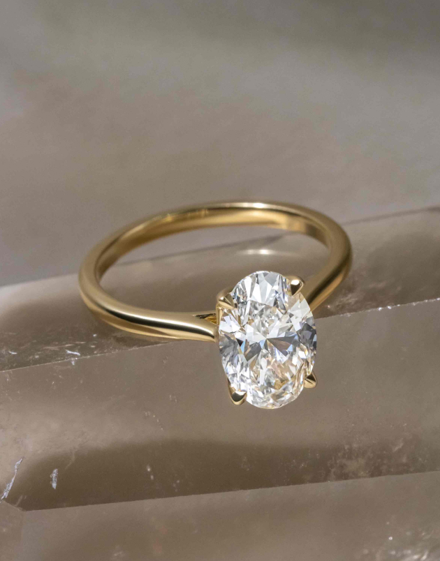 Ethically sourced cultured diamonds, reducing the carbon footprint of traditional mining