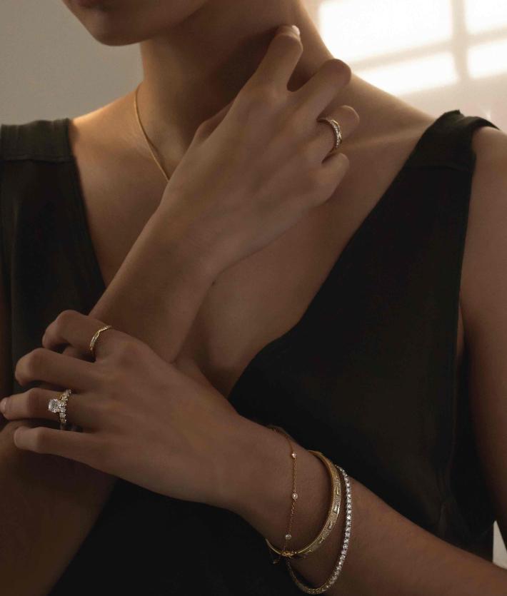 Synthetic diamonds in multiple carat sizes and cuts, ethically manufactured for brilliance and sustainability