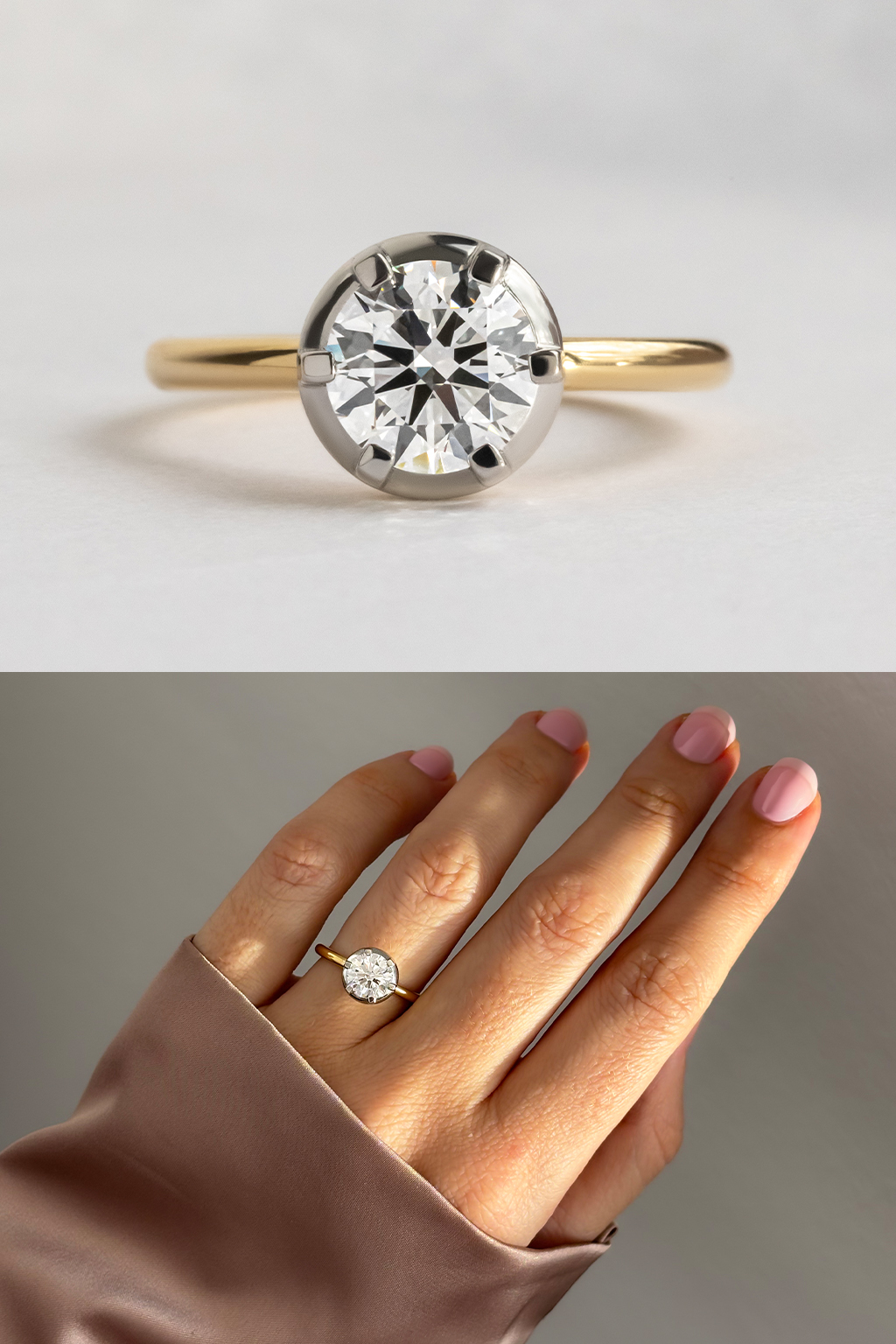 Bezel Engagement Rings