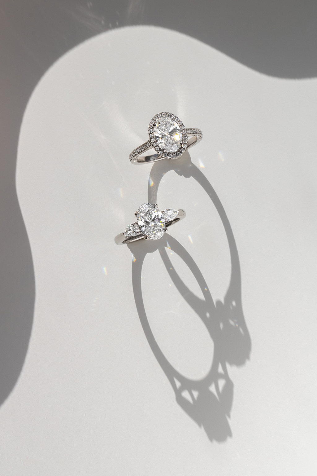Platinum engagement rings
