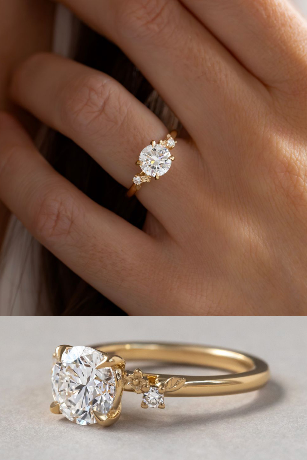 Round Cut Engagement Ring