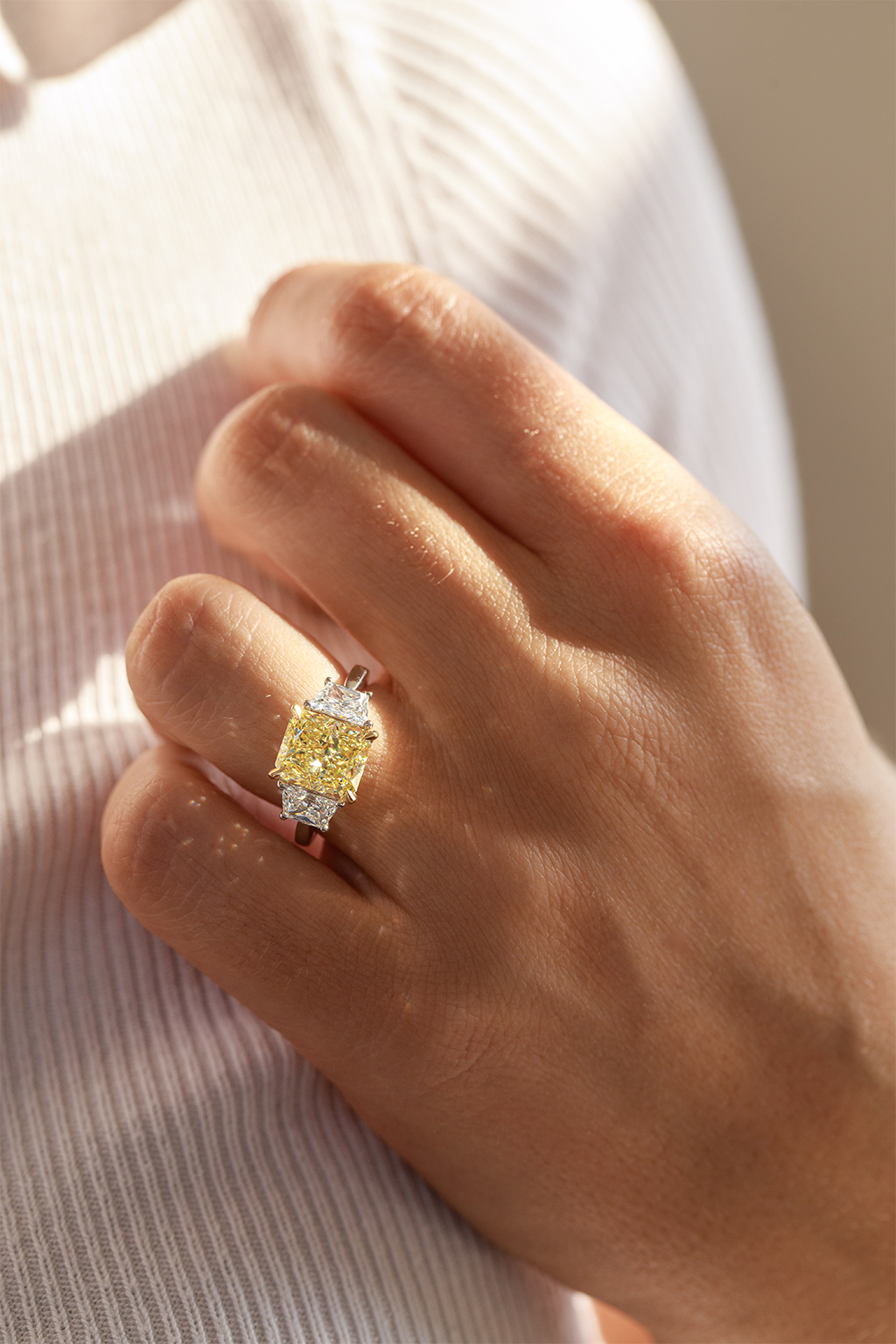 Yellow Diamond Ring