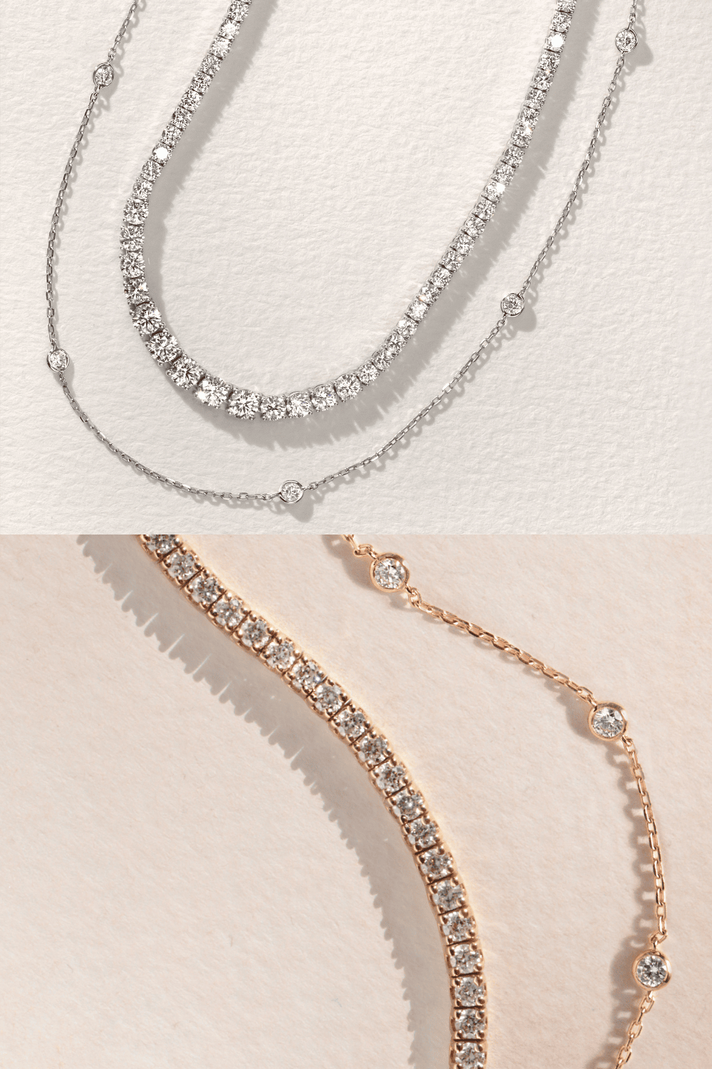 Diamond Tennis Necklaces