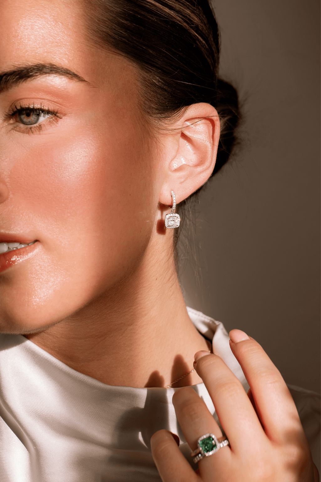 EARTH MINED EARRINGS- Halo
