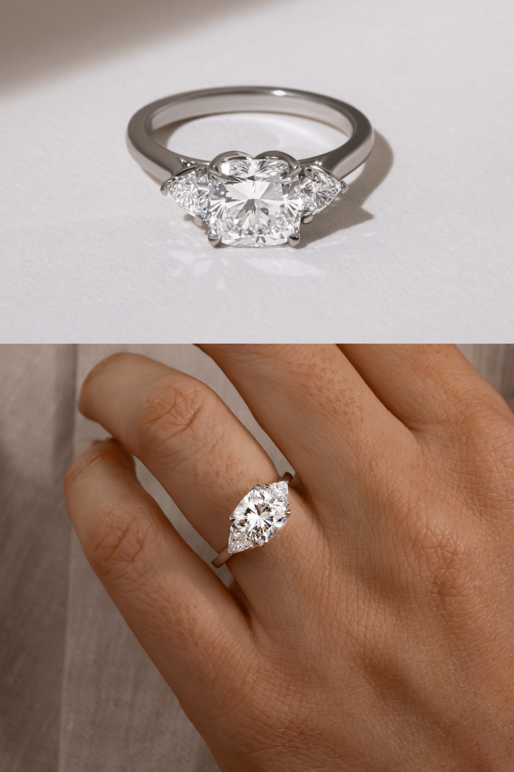 cushion cut lab grown diamonds
