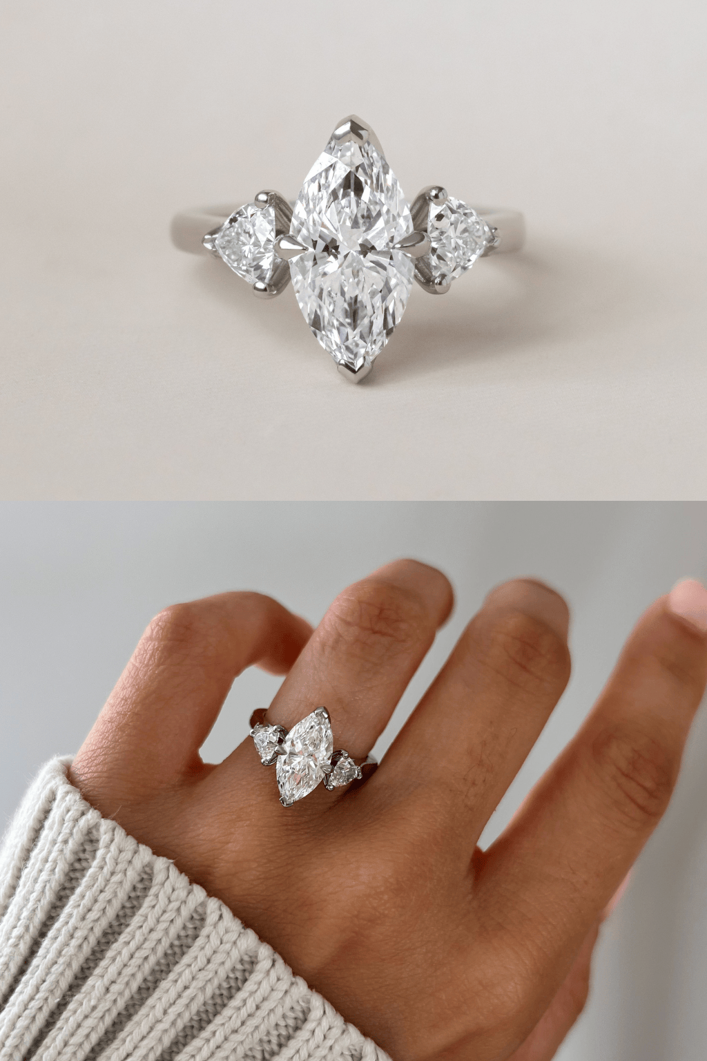 marquise cut lab grown diamonds