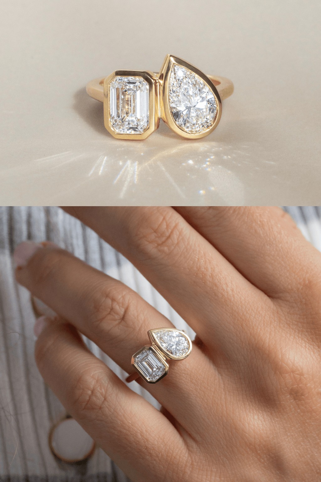 Toi Et Moi Engagement Rings