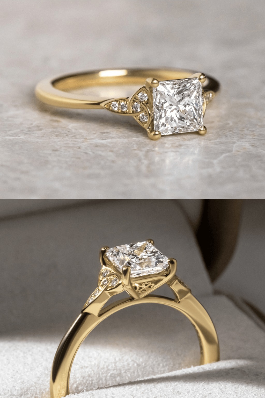 Princess Cut Vintage Engagement Rings
