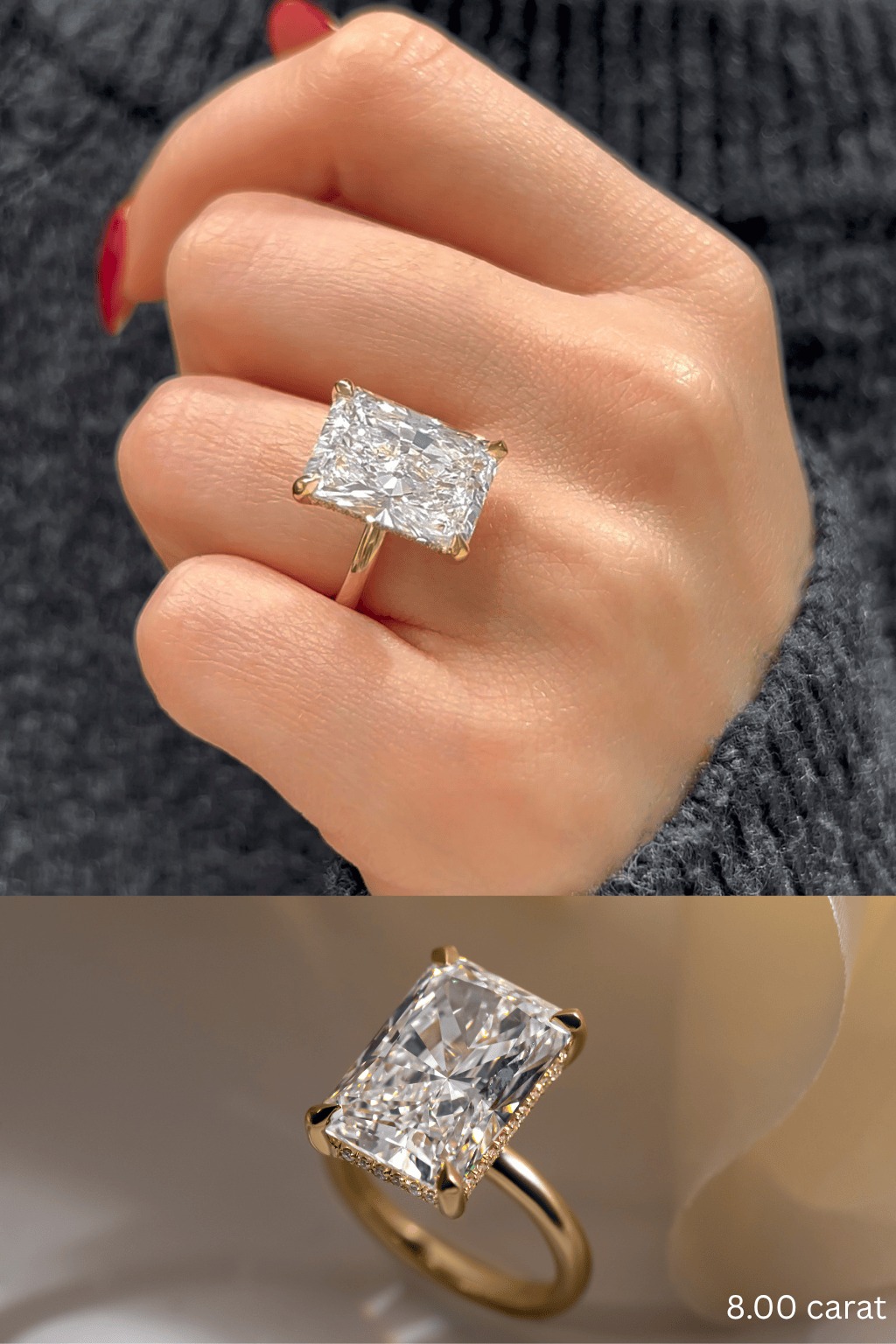 8 Carat Lab Grown Diamond