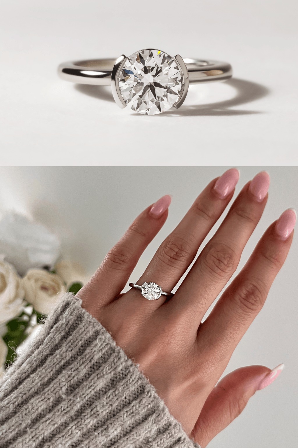 Platinum Solitaire Engagement Ring