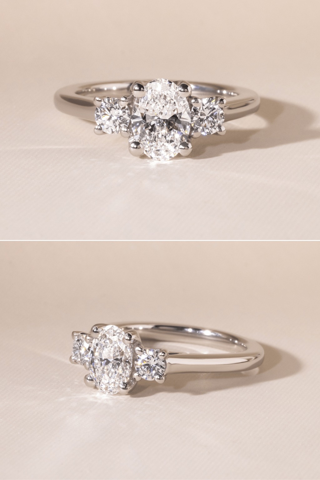 Platinum Trilogy Engagement Ring