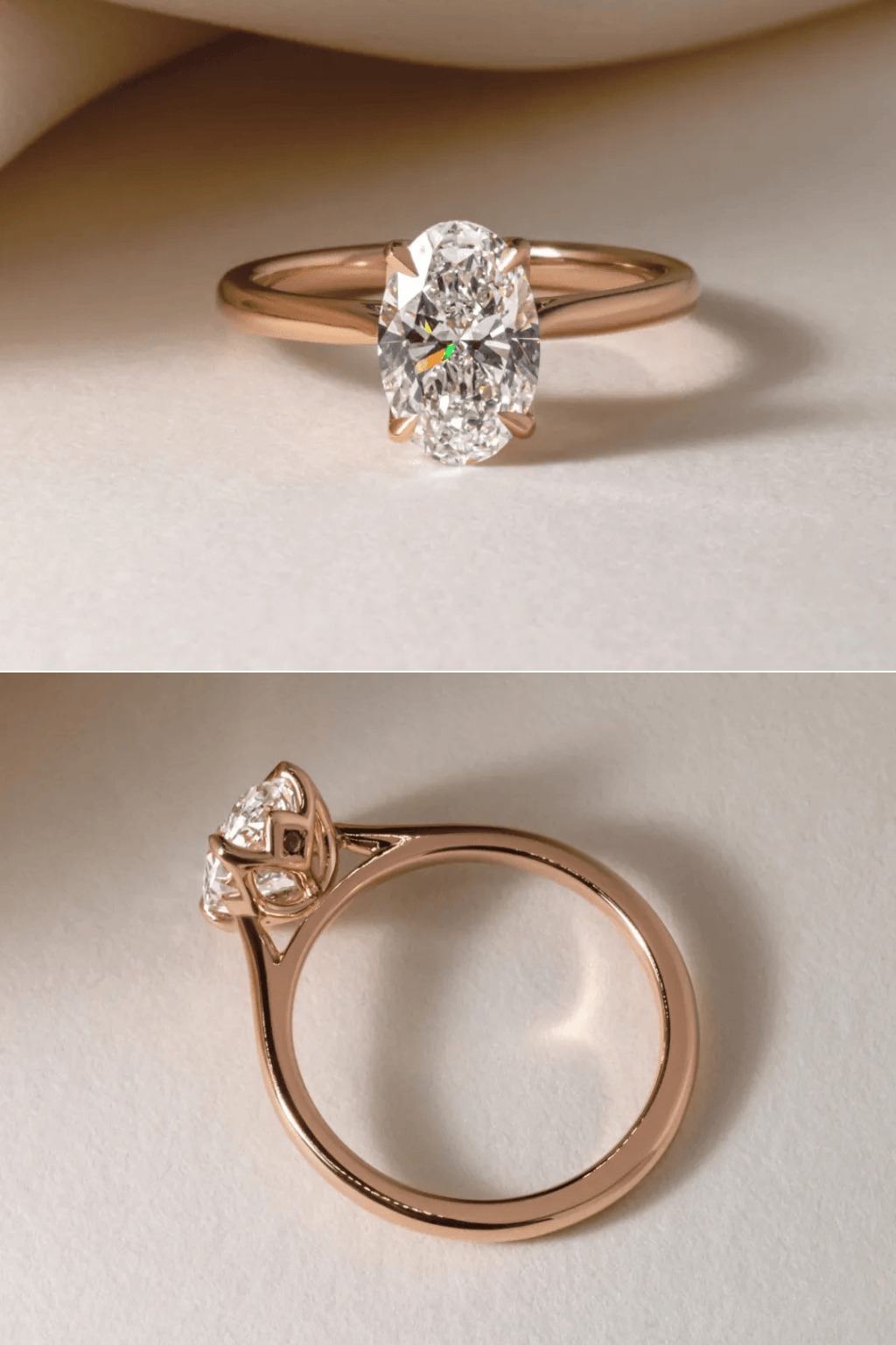 Rose Gold Solitaire Engagement Ring
