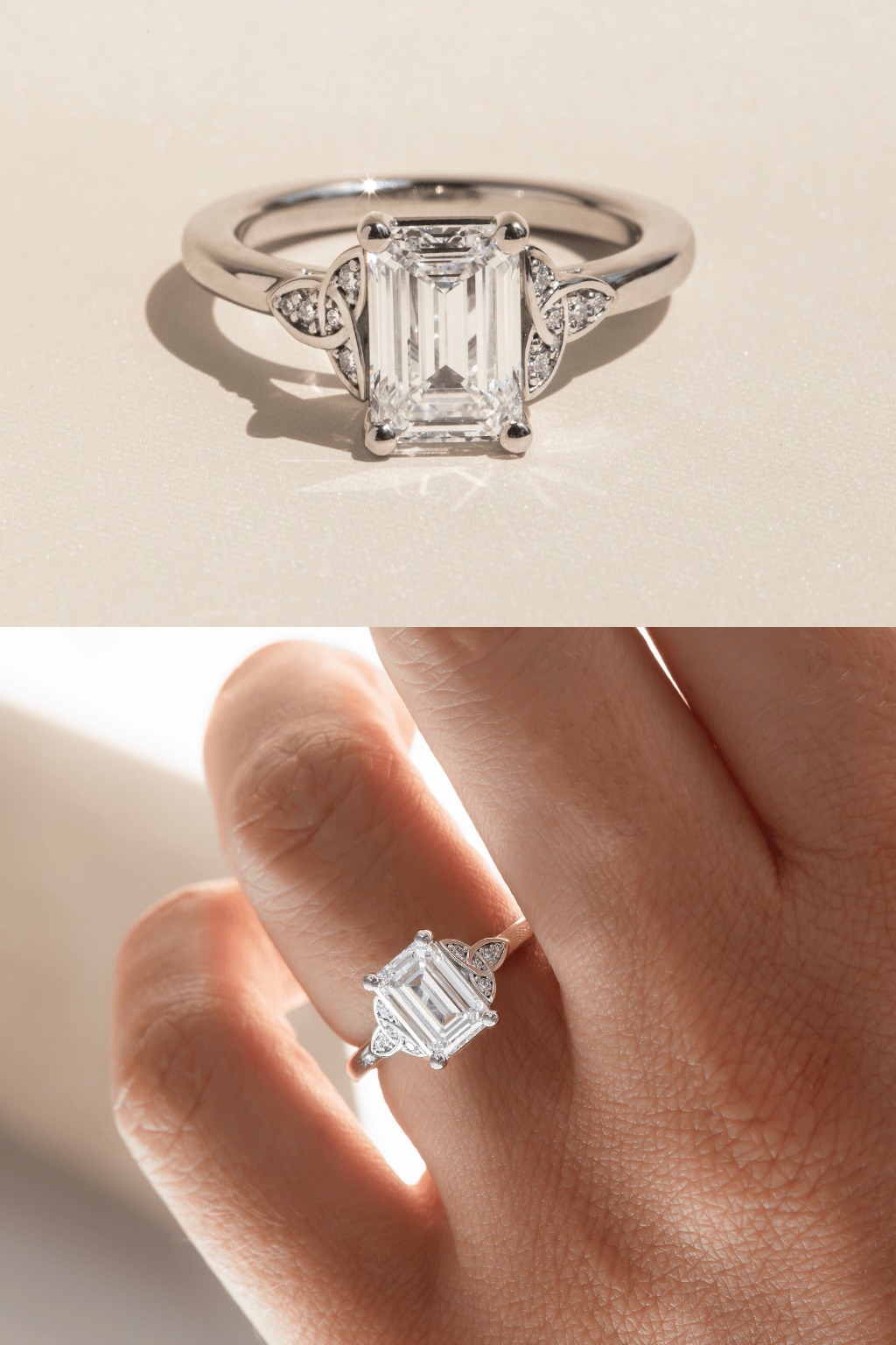 Vintage Platinum Engagement Ring