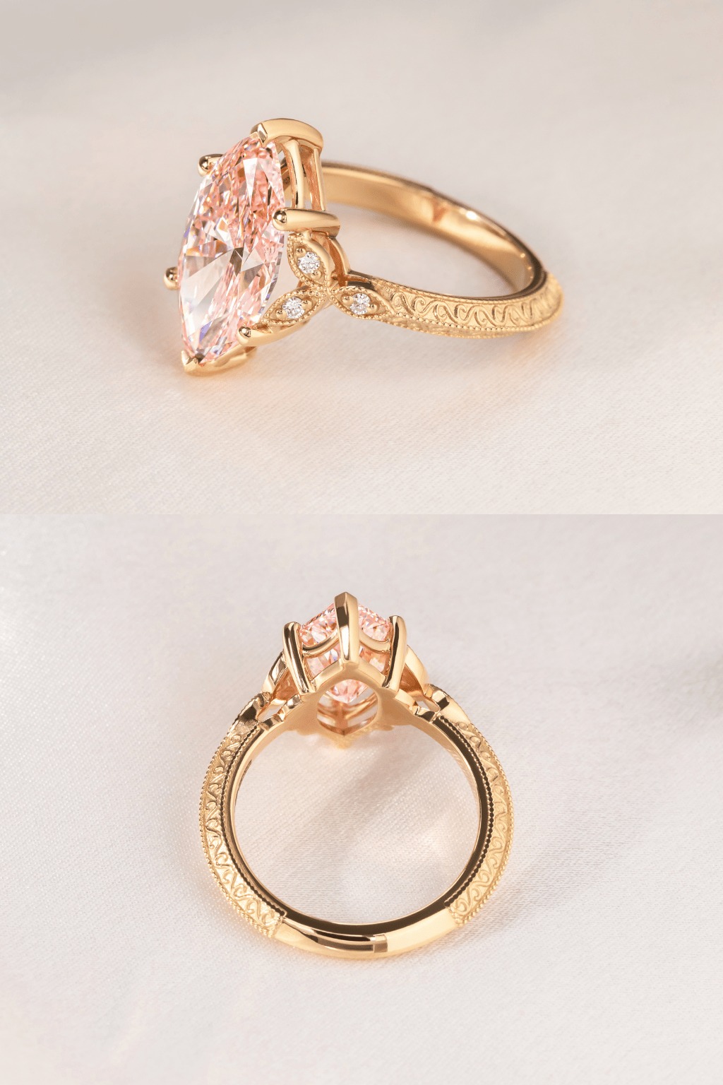 Vintage Yellow Gold Engagement Ring