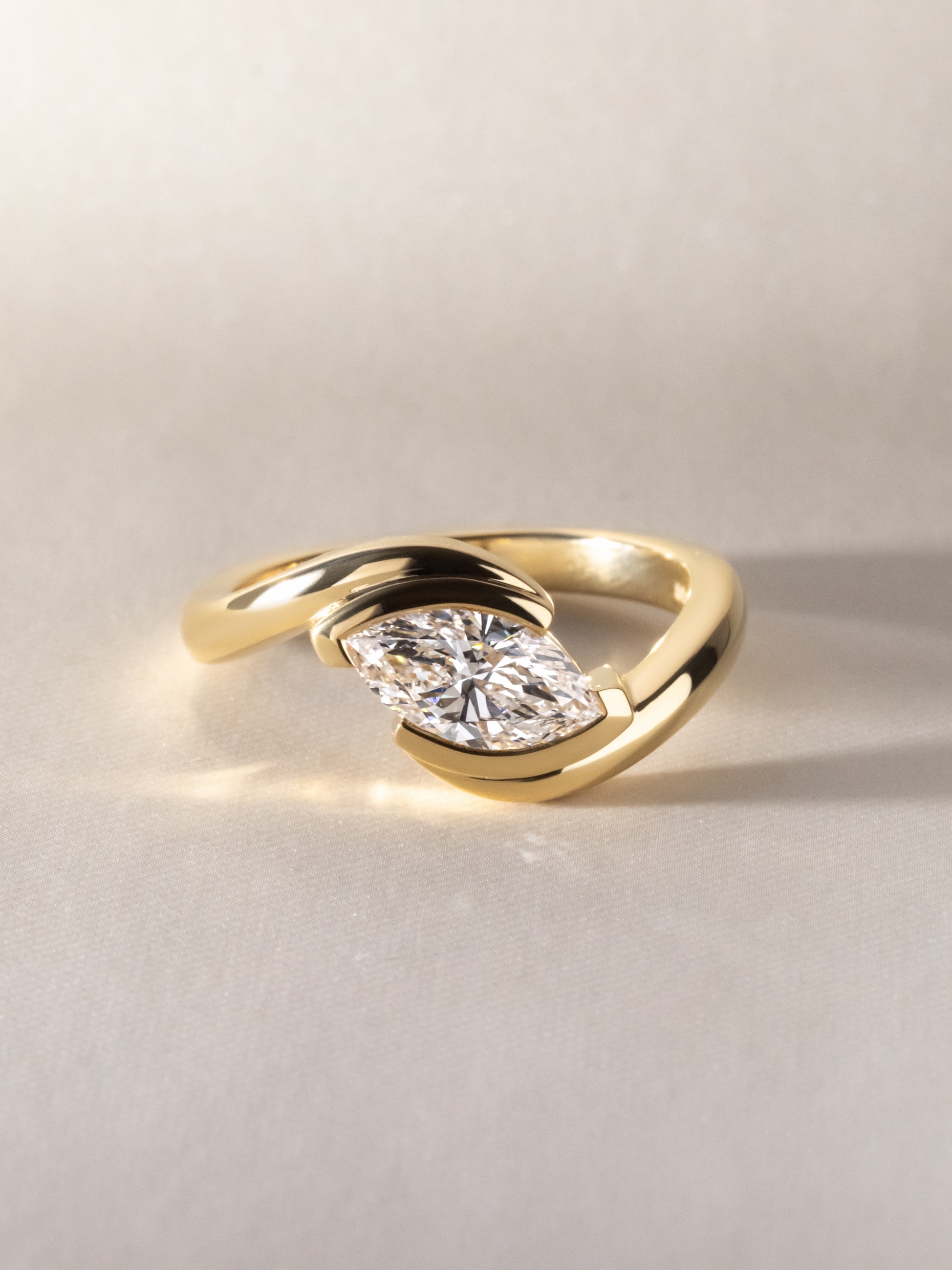 Marquise Cut Diamond Ring