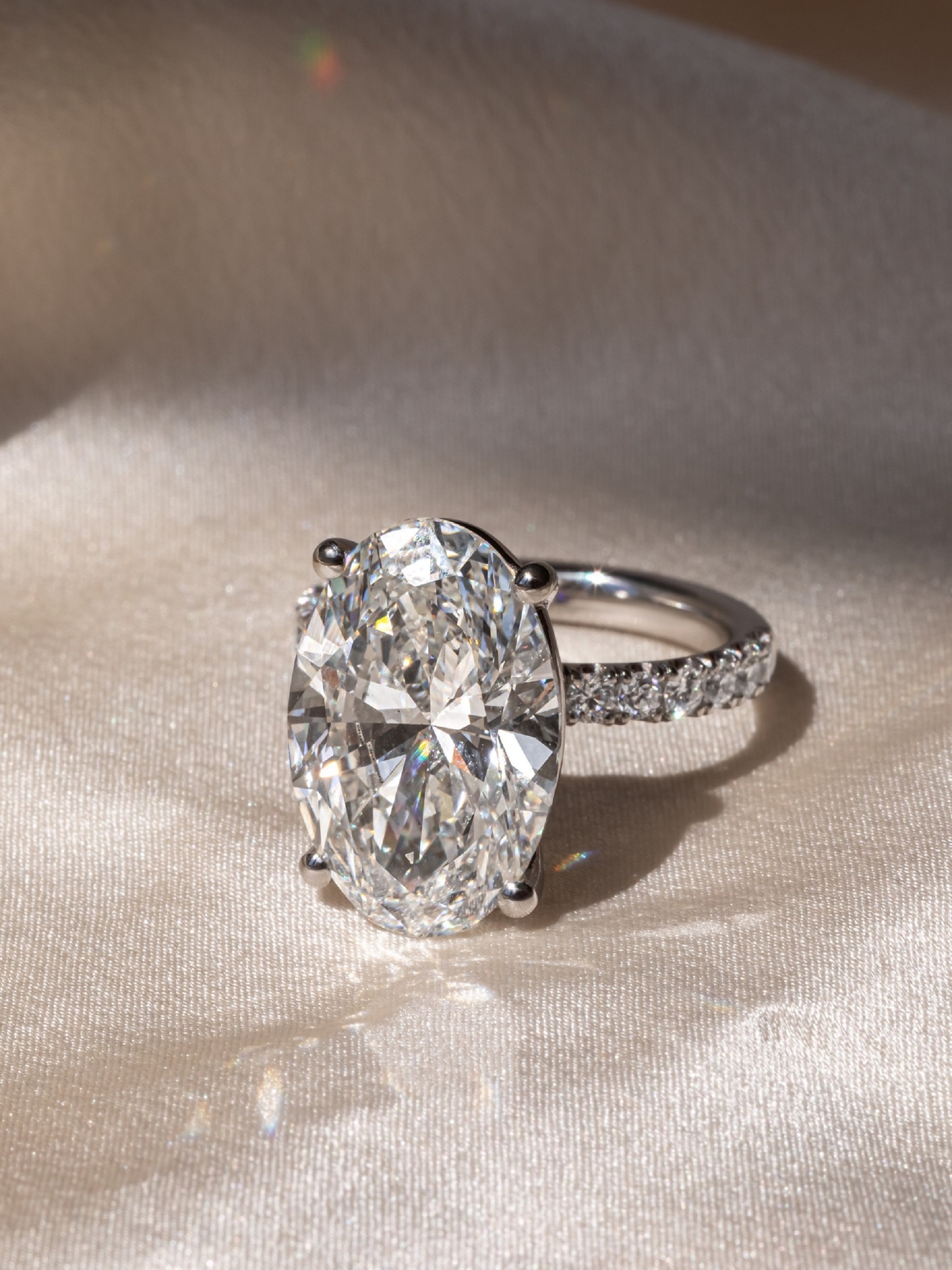 Oval Cut Diamond Ring