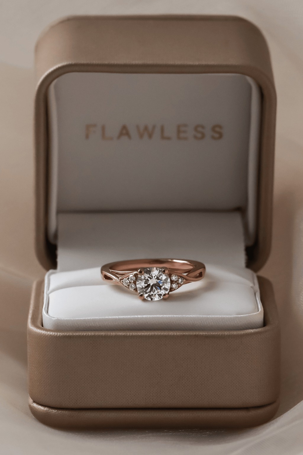 Vintage Rose Gold Engagement Ring