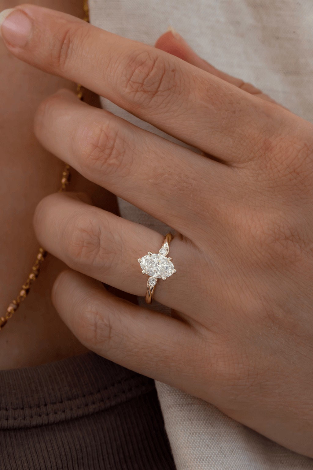 1.2 Carat Oval Diamond Ring