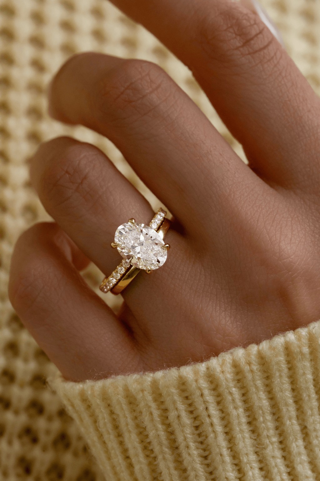 2.8 Carat Oval Diamond Ring