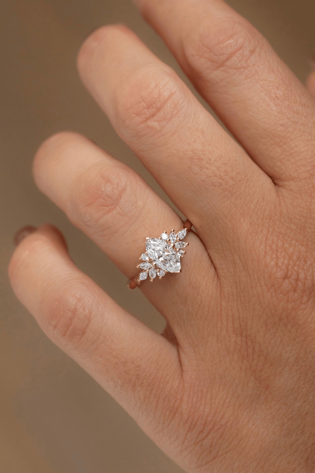 1 Carat Marquise Cut Diamond Ring