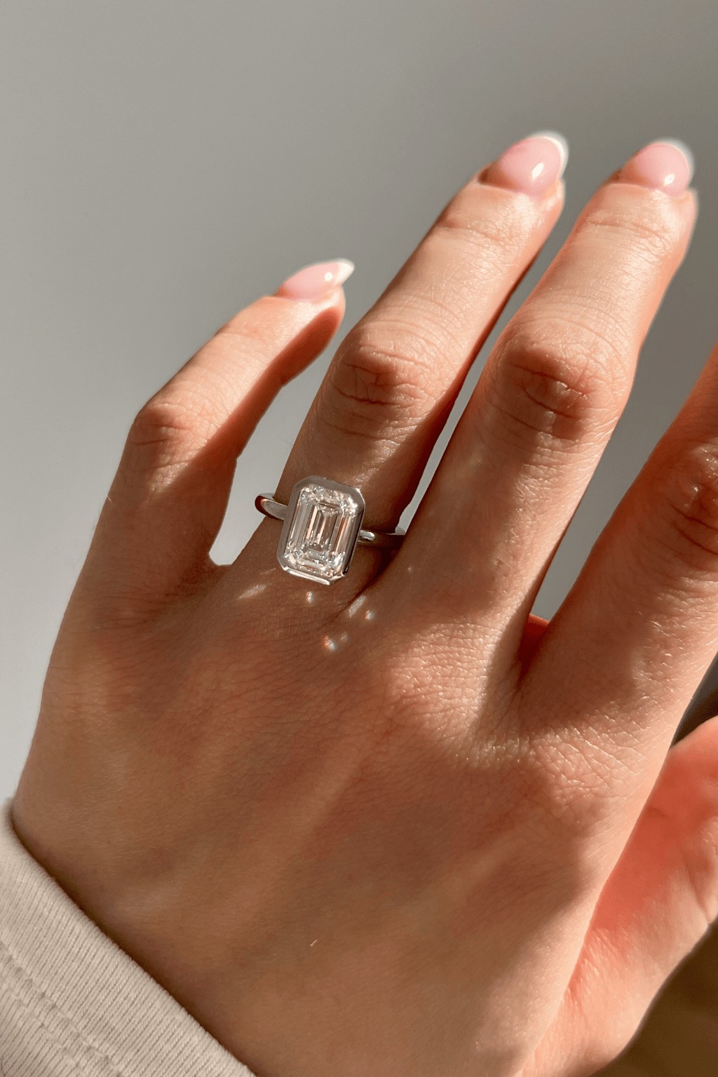 3 Carat Emerald Cut Diamond Ring