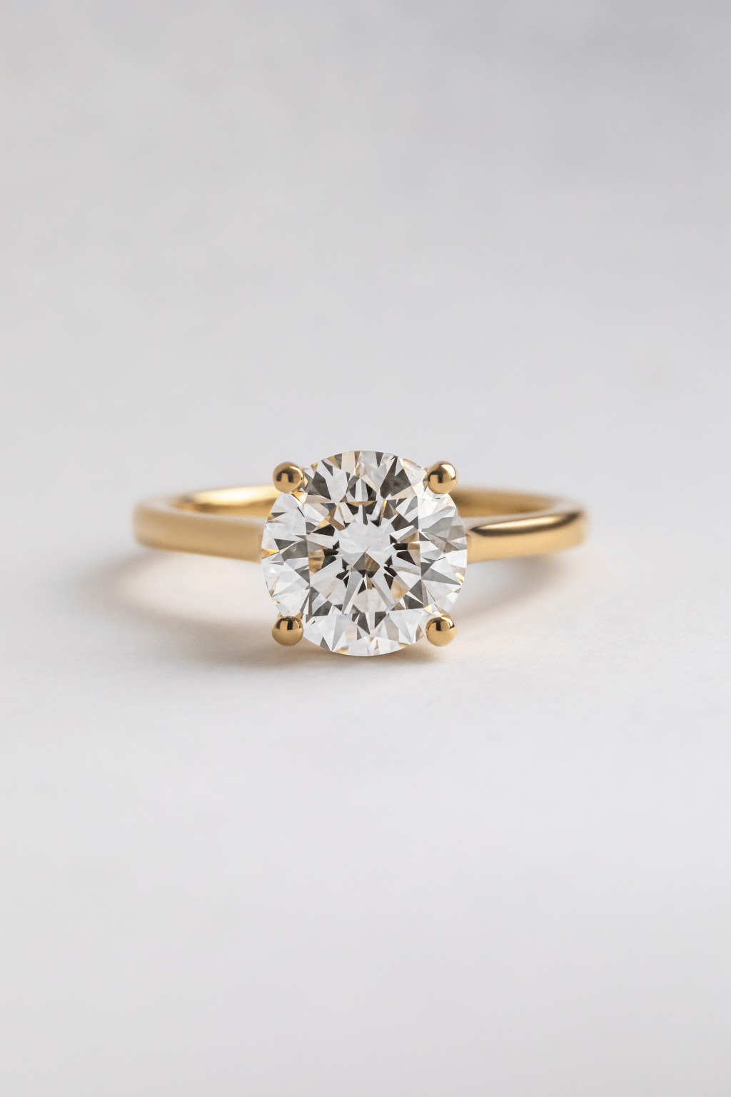 3 Carat Round Cut Diamond Ring