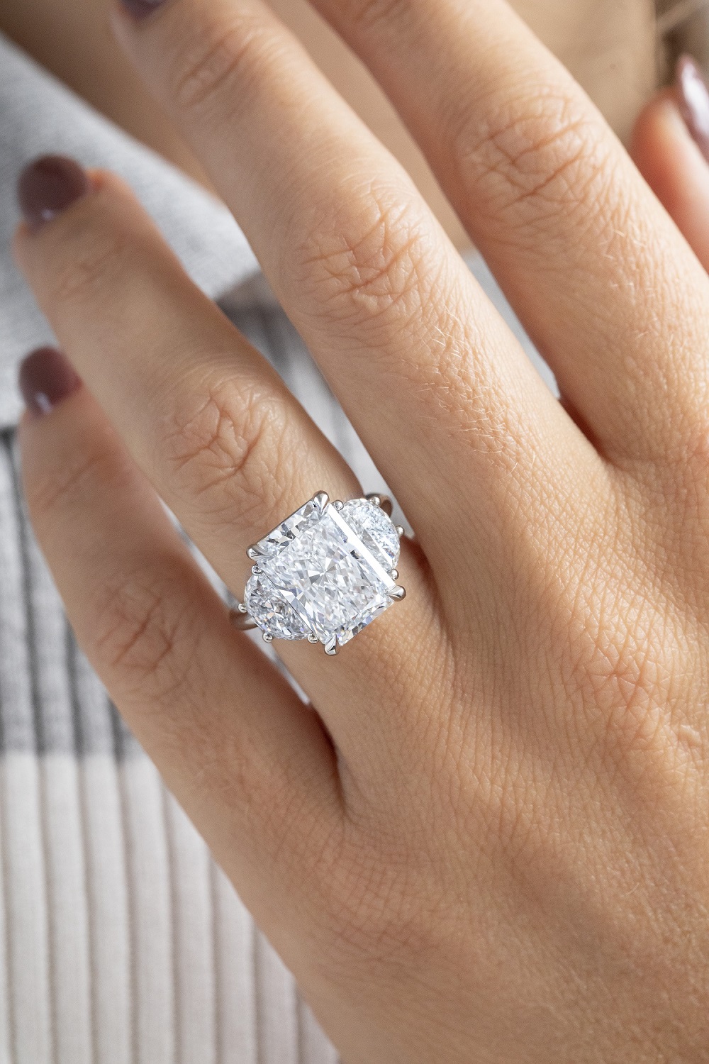 7 Carat Radiant Cut Diamond Ring