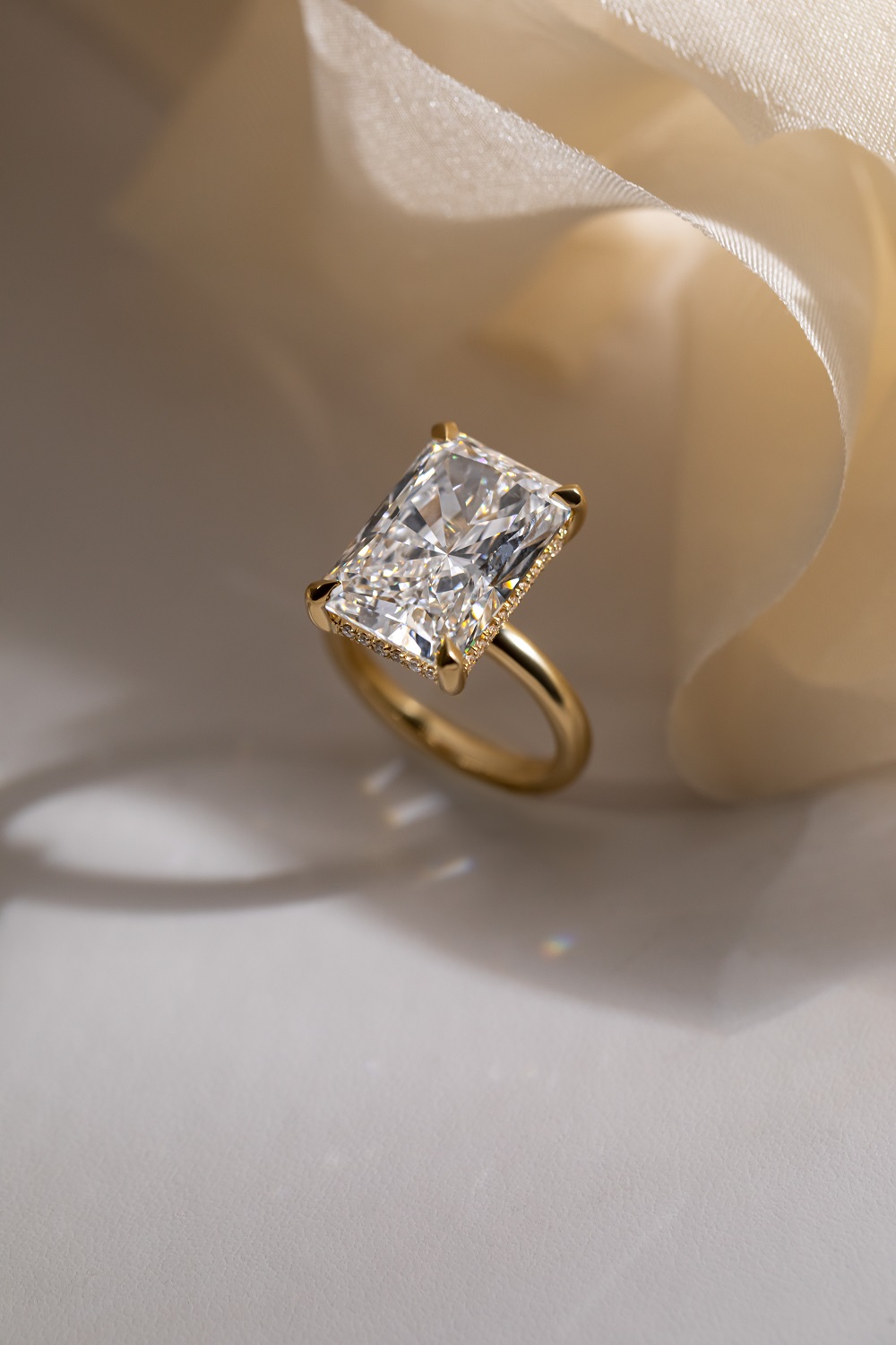 8 Carat Radiant Cut Diamond Ring