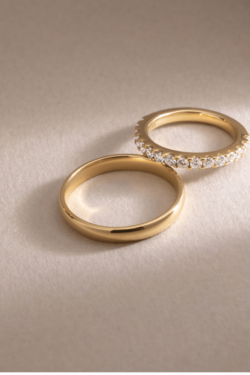 Men's Yellow Gold Wedding Rings