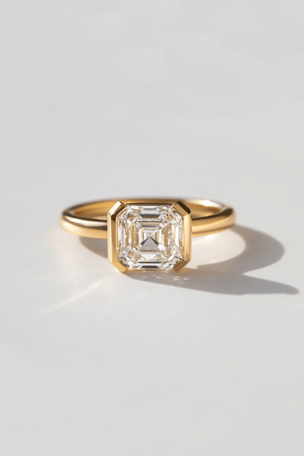 2 Carat Asscher Cut Diamond Ring