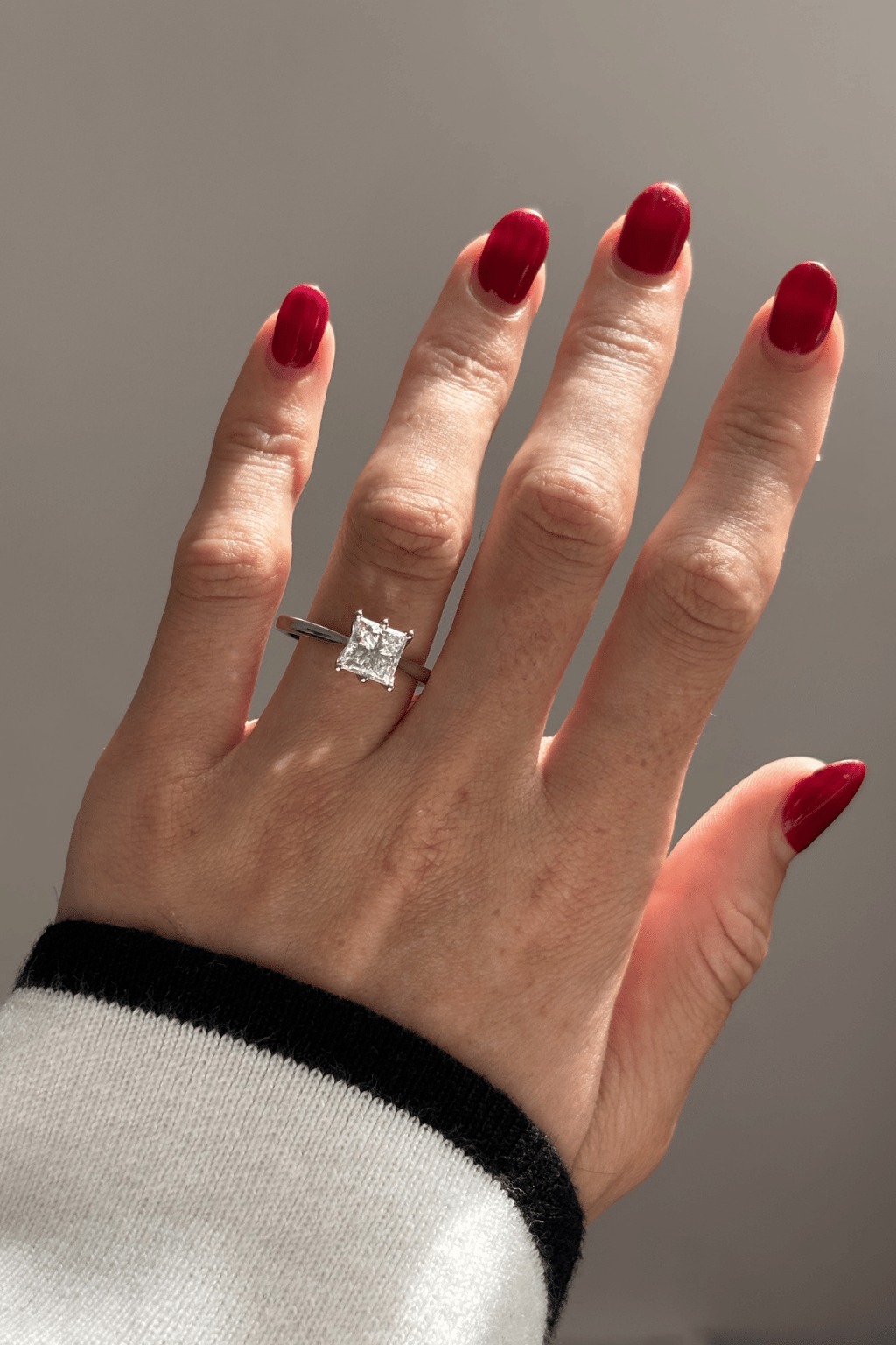 2 Carat Princess Cut Diamond Ring