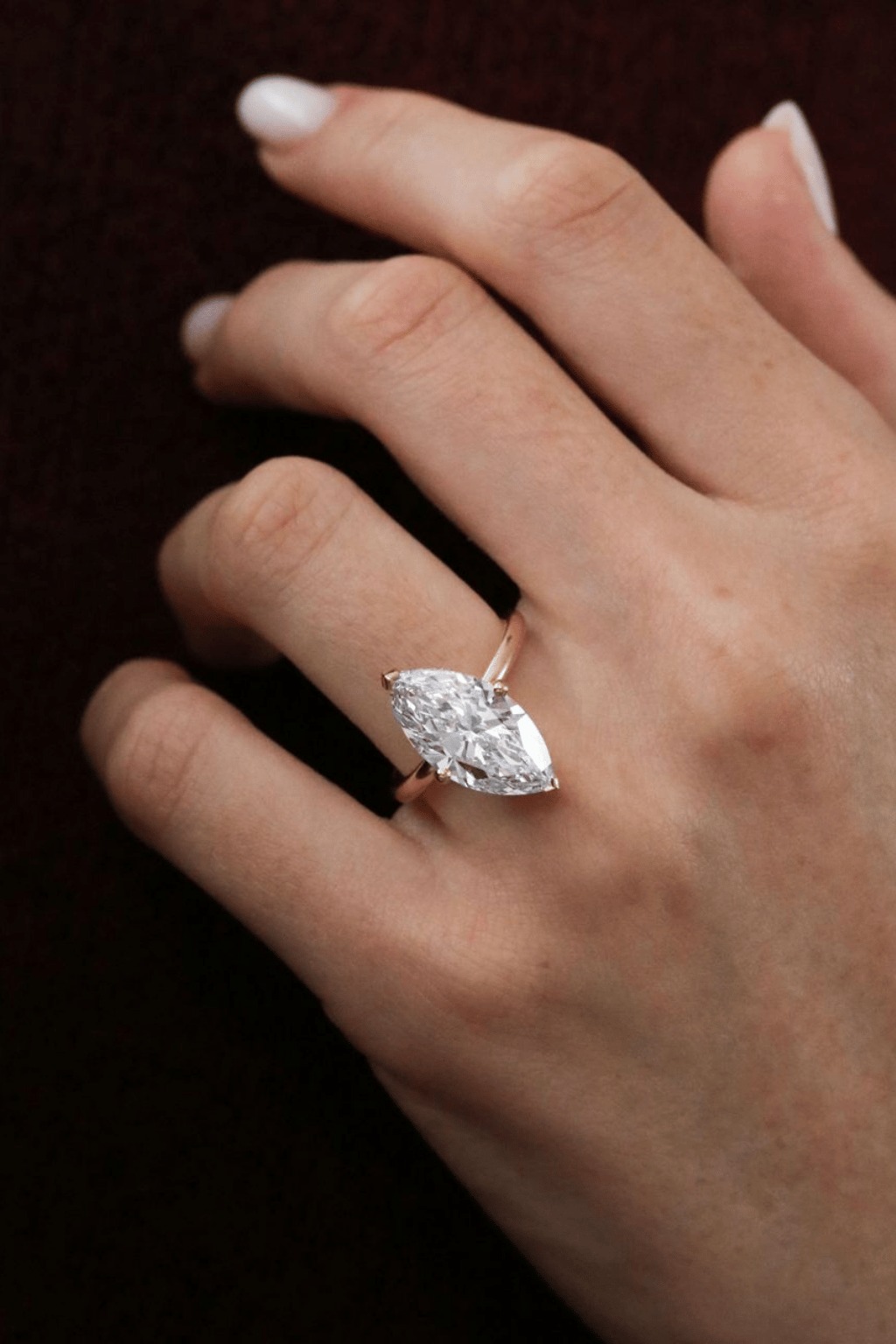 5 Carat Marquise Diamond Ring.