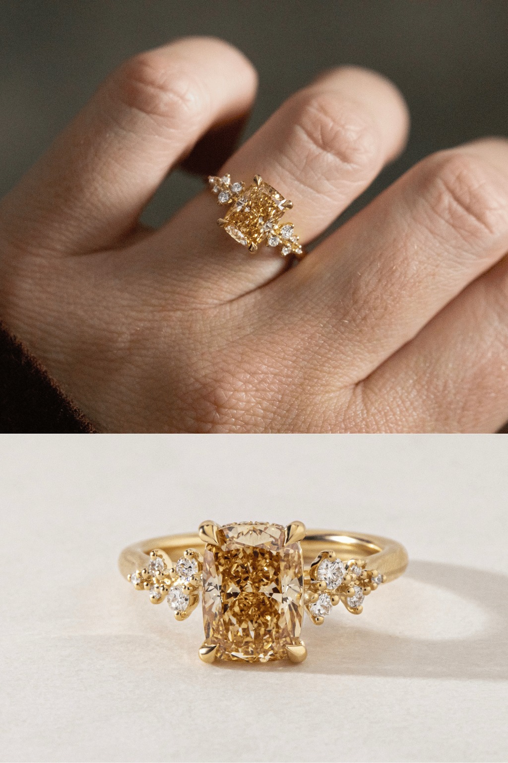 Lab Grown Orange Diamond